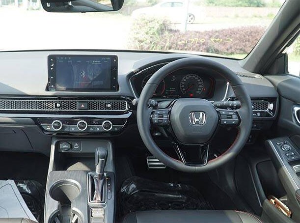 Interior dashboard of a modern car